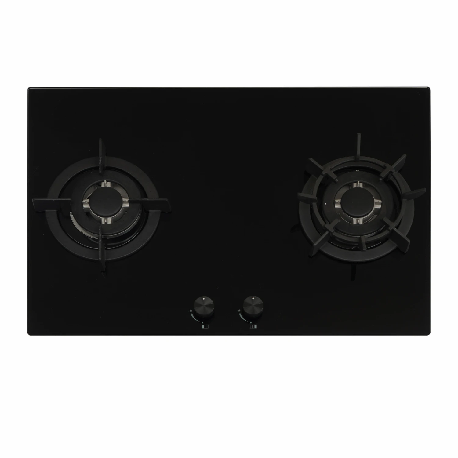 75cm Built-in Gas Cooktop With 2 Burners Black Glass Surface FFD Thermocouple For Hotel Use
75cm Built-in Gas Cooktop With 2 Burners Black Glass Surface FFD Thermocouple For Hotel Use