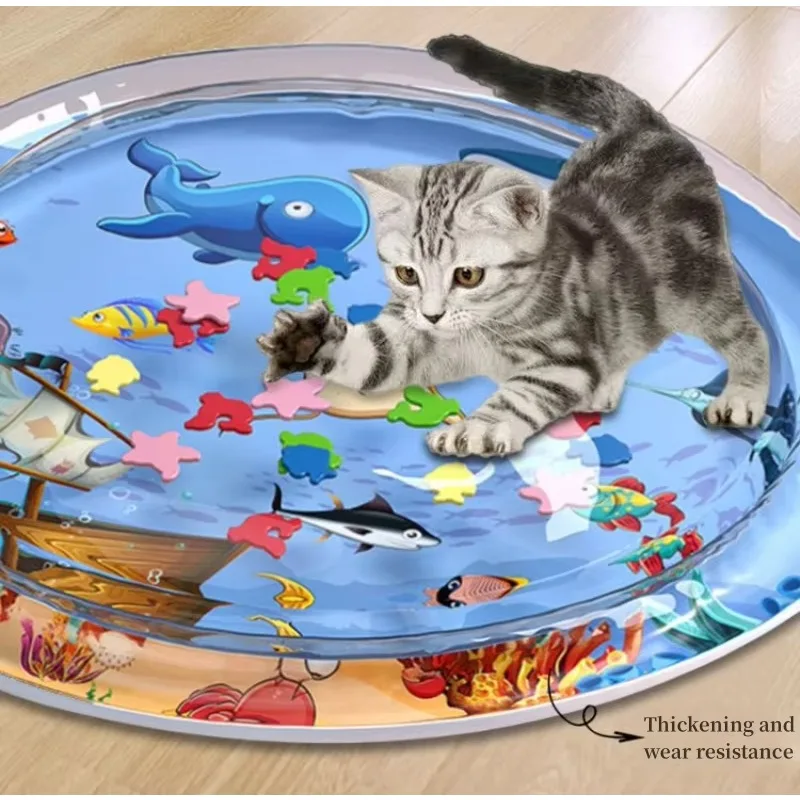 New Tummy Water Mat for Pet Summer Mat Thickened Water Sensor Play Mat Water Sensory Playmat for Dogs Cats Summer Bed Cushion
New Tummy Water Mat for Pet Summer Mat Thickened Water Sensor Play Mat Water Sensory Playmat for Dogs Cats Summer Bed Cushion