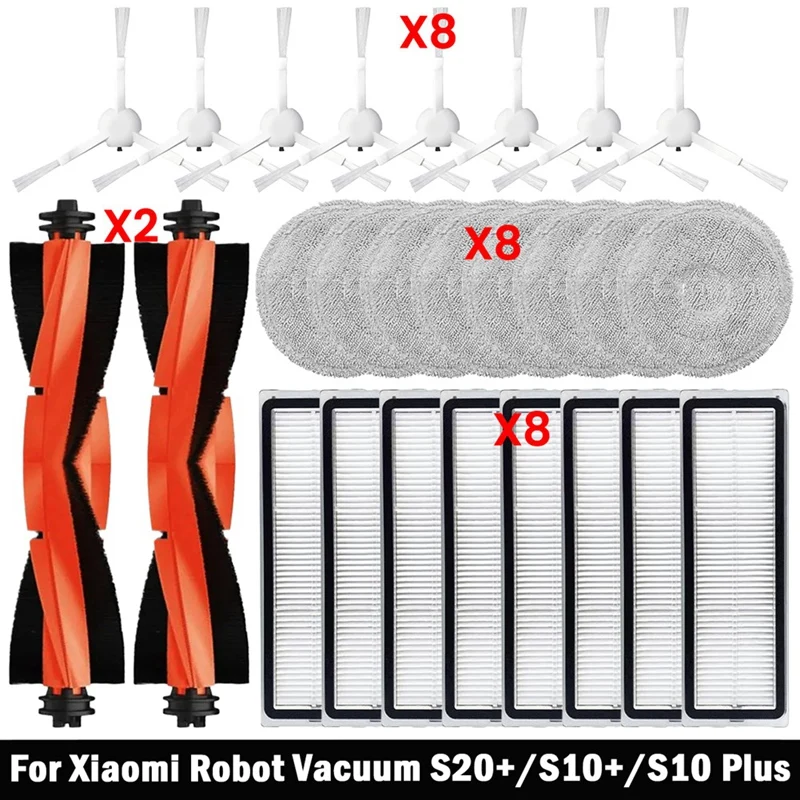 ABSS-For Xiaomi Robot Vacuum S20+ / S10 Plus /S10+/ B108GL / B105 / B108CN B113CN Parts Accessories Filter Main Side Brush
ABSS-For Xiaomi Robot Vacuum S20+ / S10 Plus /S10+/ B108GL / B105 / B108CN B113CN Parts Accessories Filter Main Side Brush