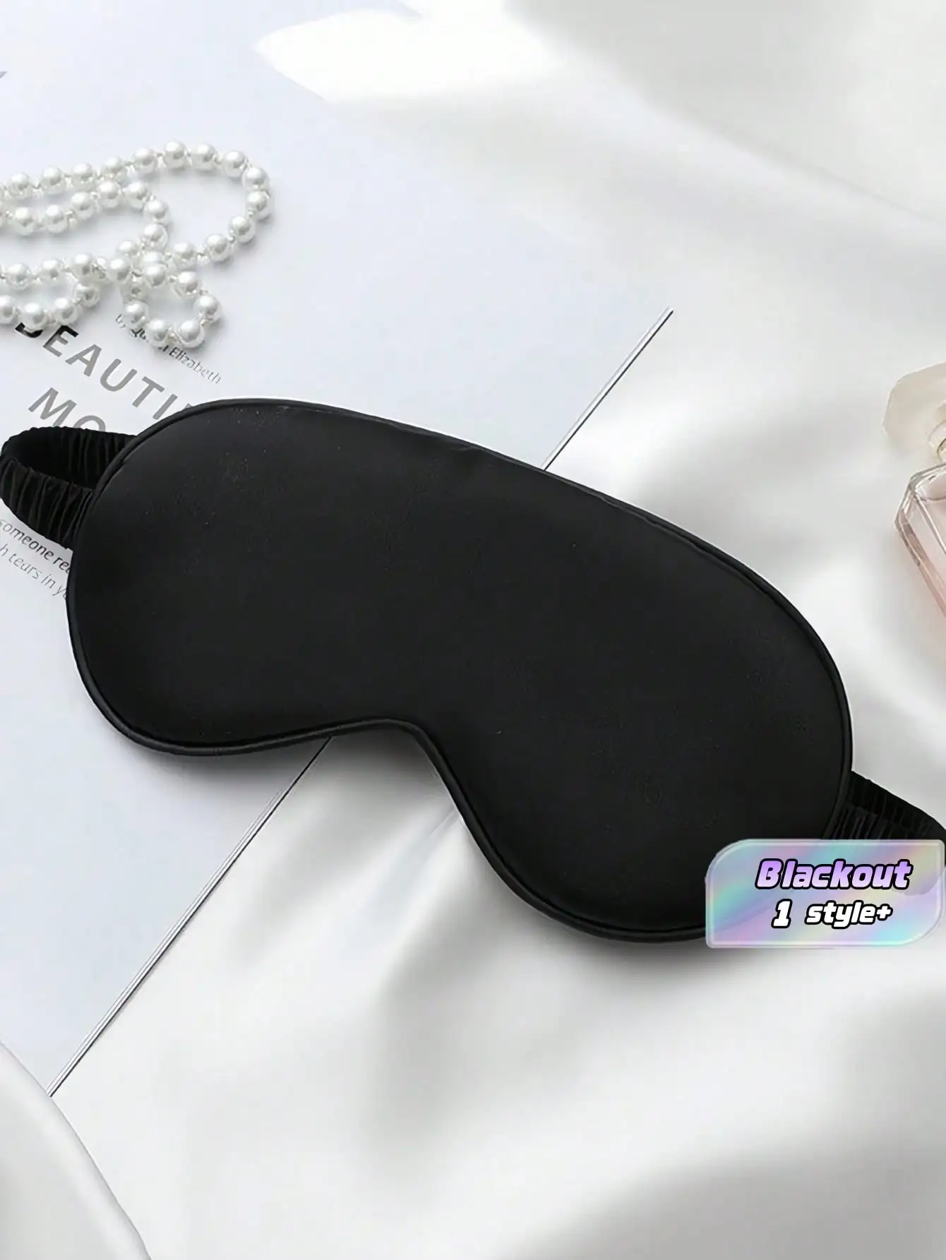 20.5Cm Black Comfortable Sleeping Eye Mask, Elastic Breathable Blackout Eye Mask, Suitable For Bedroom, Travel, Office, School, Back-To-School Supplies, Birthday Gifts
20.5Cm Black Comfortable Sleeping Eye Mask, Elastic Breathable Blackout Eye Mask, Suitable For Bedroom, Travel, Office, School, Back-To-School Supplies, Birthday Gifts