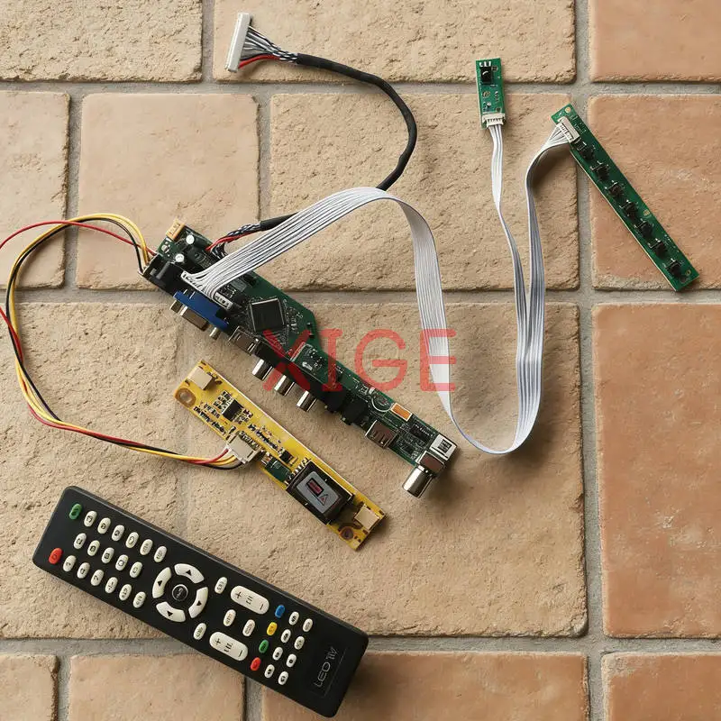 For LTM200KT03 LM200WD1 M200O1 MT200LW01 Display Drive Controller Board Kit 30 Pin LVDS USB+AV+VGA+HDMI 1600x900 2-CCFL 1600*900
For LTM200KT03 LM200WD1 M200O1 MT200LW01 Display Drive Controller Board Kit 30 Pin LVDS USB+AV+VGA+HDMI 1600x900 2-CCFL 1600*900