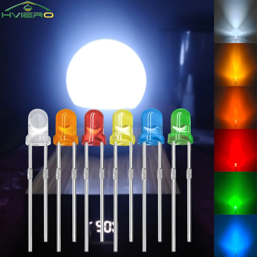 100-1000X 3mm Ball Bulb Led White Green Yellow Blue White Red Ultra Bright Light Emitting Diode Round Head with Edge Short Feet
100-1000X 3mm Ball Bulb Led White Green Yellow Blue White Red Ultra Bright Light Emitting Diode Round Head with Edge Short Feet