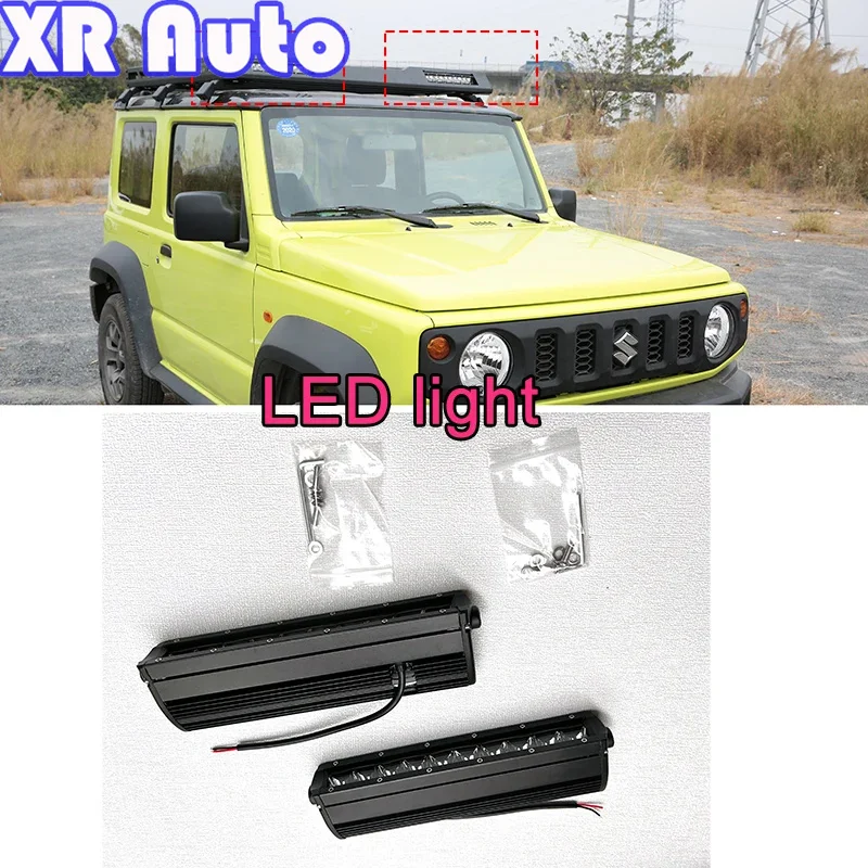 For 2019 2020 2021 2022 2023 Suzuki Jimny Jb74 Car Roof Rack LED Light Bar White Color Spot Light Offroad 4x4 Accessories
For 2019 2020 2021 2022 2023 Suzuki Jimny Jb74 Car Roof Rack LED Light Bar White Color Spot Light Offroad 4x4 Accessories