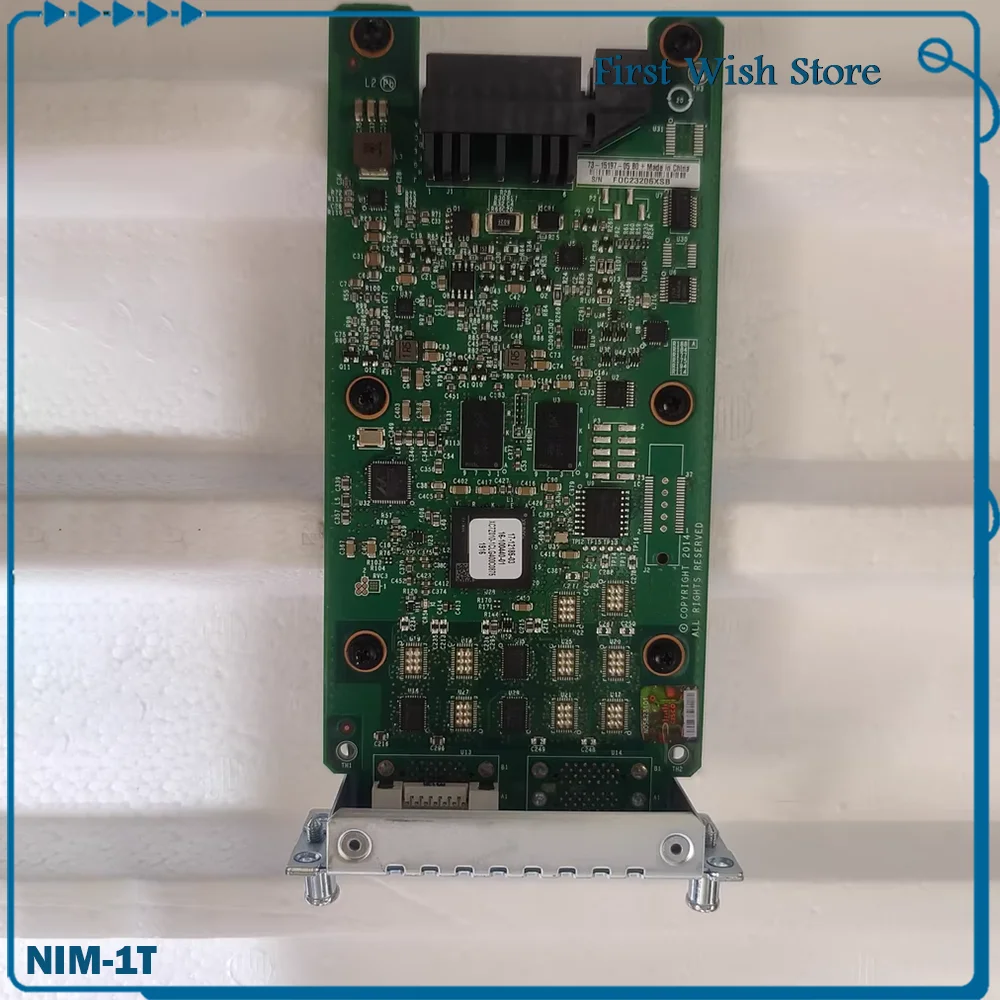 The module card NIM-1T
The module card NIM-1T