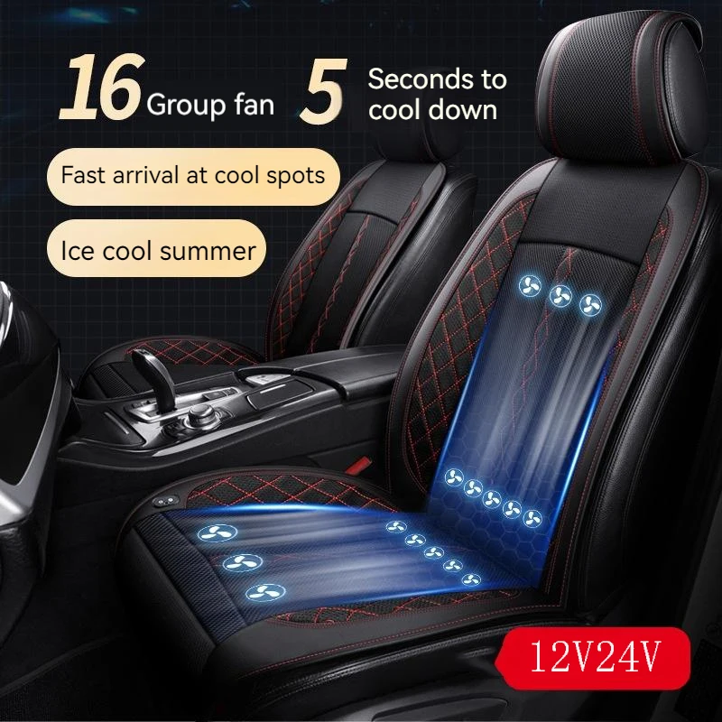 16 Fan Car Ventilated Seat Cushion Functional Powerful Summer Cool Massage Cushion Car Seat Cooling Vest 12V/24V Universal
16 Fan Car Ventilated Seat Cushion Functional Powerful Summer Cool Massage Cushion Car Seat Cooling Vest 12V/24V Universal