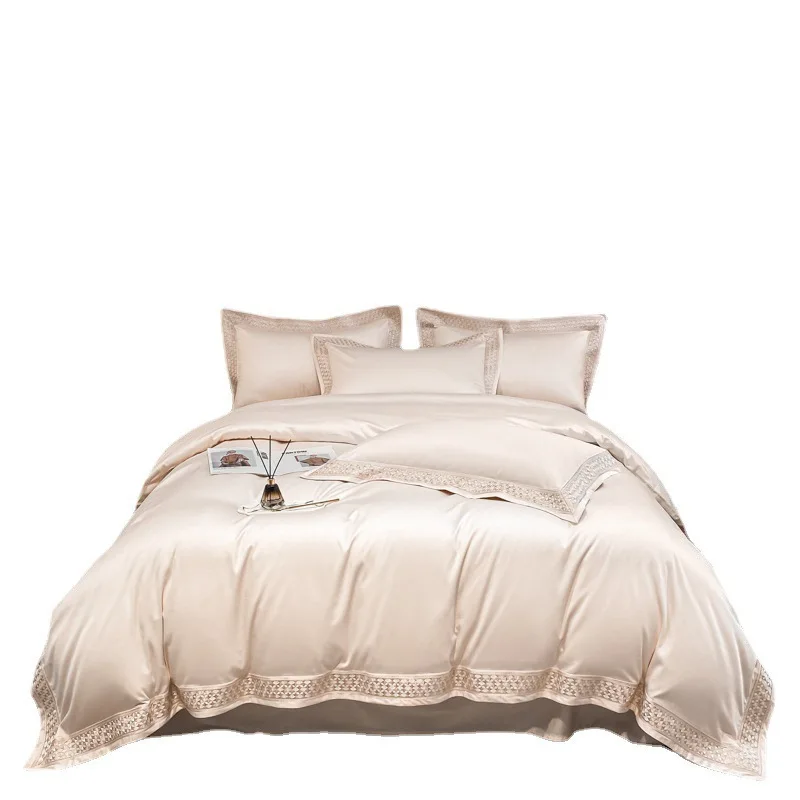 Premium sense, mother and baby, horse cotton, four piece set, pure , bed sheet, quilt cover, light luxury
Premium sense, mother and baby, horse cotton, four piece set, pure , bed sheet, quilt cover, light luxury