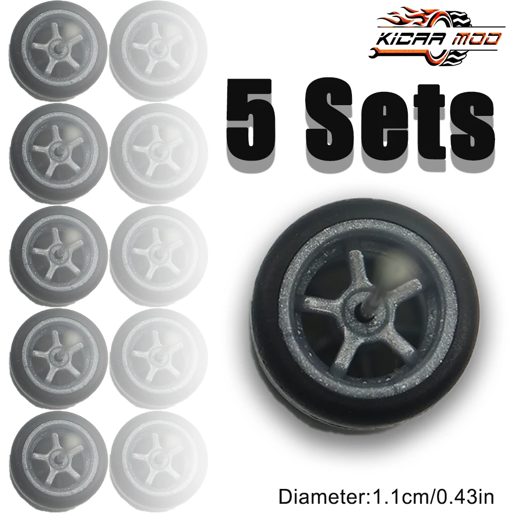 Колеса 1/64 Резиновые шины Колеса из АБС-пластика для Hot Wheels Matchbox Tomica Mainline Литая под давлением модель автомобиля Детали для ремонта - диаметр 11 мм (5 комплектов)
Колеса 1/64 Резиновые шины Колеса из АБС-пластика для Hot Wheels Matchbox Tomica Mainline Литая под давлением модель автомобиля Детали для ремонта - диаметр 11 мм (5 комплектов)