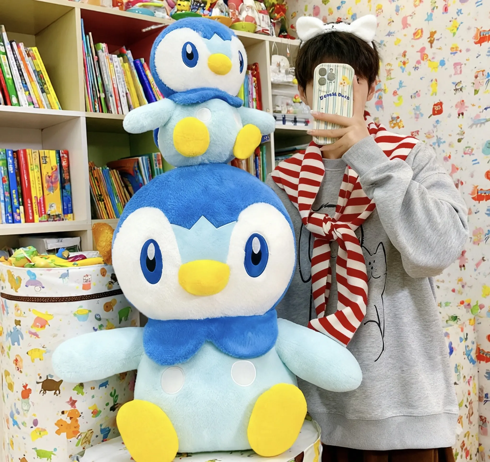 Плюшевая игрушка Пиплуп (Пиплуп) из серии «Покемон», 30/45/60 см, мягкая, милая, для объятий, декор для комнаты, подушка для дивана, комфорт для сна, игрушка-компаньон, модный подарок
Плюшевая игрушка Пиплуп (Пиплуп) из серии «Покемон», 30/45/60 см, мягкая, милая, для объятий, декор для комнаты, подушка для дивана, комфорт для сна, игрушка-компаньон, модный подарок