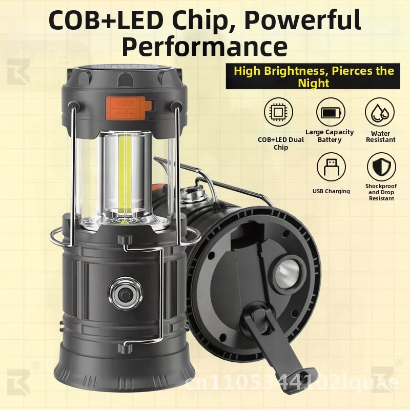 USB Hand Rechargeable Solar Camping Lamp LED Emergency Outdoor Portable Stall Horse Lamp Matte Black White Box Packaging
USB Hand Rechargeable Solar Camping Lamp LED Emergency Outdoor Portable Stall Horse Lamp Matte Black White Box Packaging
