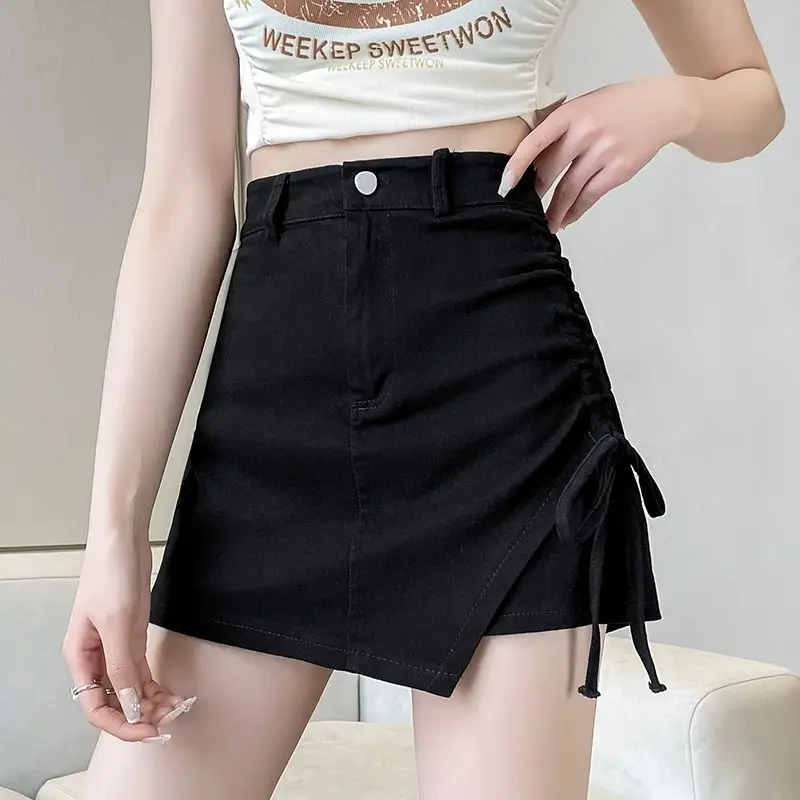 2024Summer Black Hot Girl Short Skirt for WomenmmSlimming Pleating High Waist IrregularaBodycon Skirt Pants
2024Summer Black Hot Girl Short Skirt for WomenmmSlimming Pleating High Waist IrregularaBodycon Skirt Pants