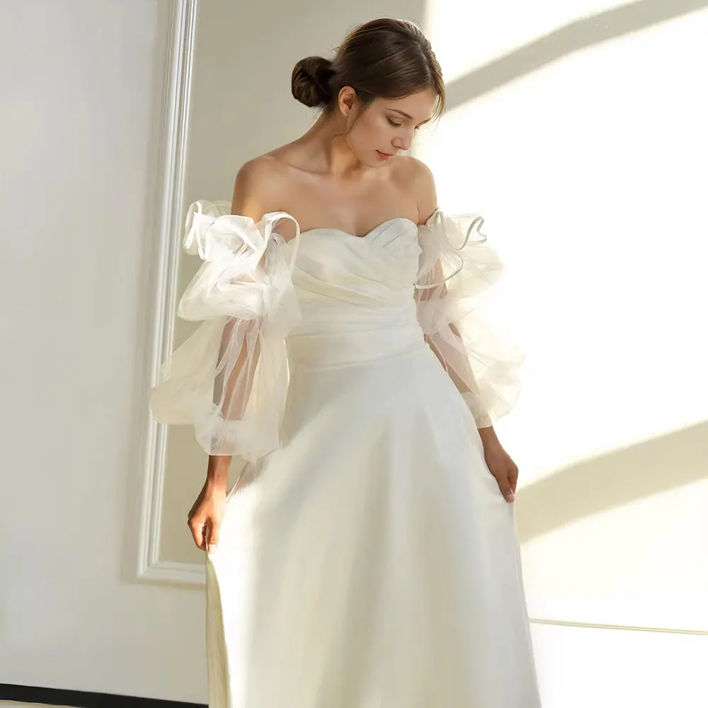 Mingli Tengda Long Wedding Bride Gloves Tulle Hand Sleeves Long Photo Shoot Weding Accessories Props Multicolor Custom Made
Mingli Tengda Long Wedding Bride Gloves Tulle Hand Sleeves Long Photo Shoot Weding Accessories Props Multicolor Custom Made