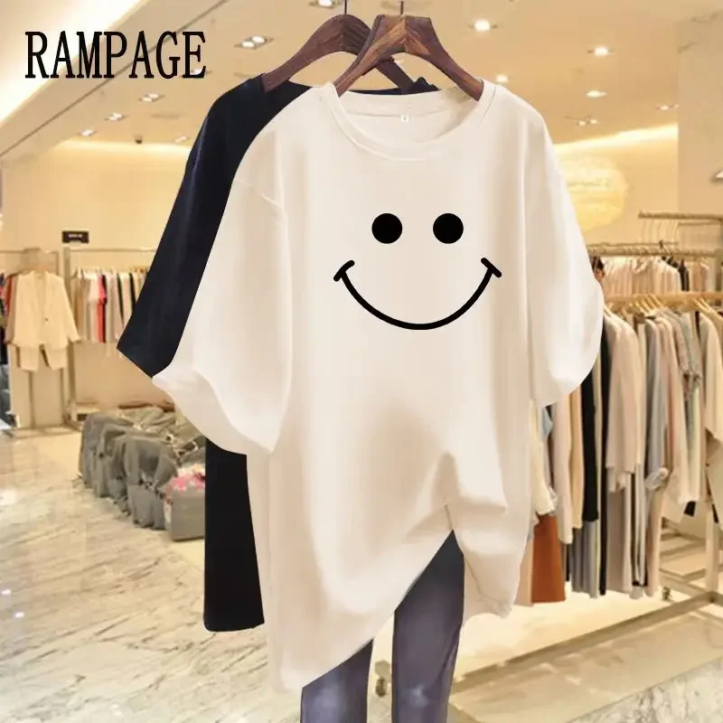 Women Chic Printed Pure Cotton T-shirt Short Sleeve Loose Tops Casual Comfortable Summer Basics Y2k Pullovers
Women Chic Printed Pure Cotton T-shirt Short Sleeve Loose Tops Casual Comfortable Summer Basics Y2k Pullovers