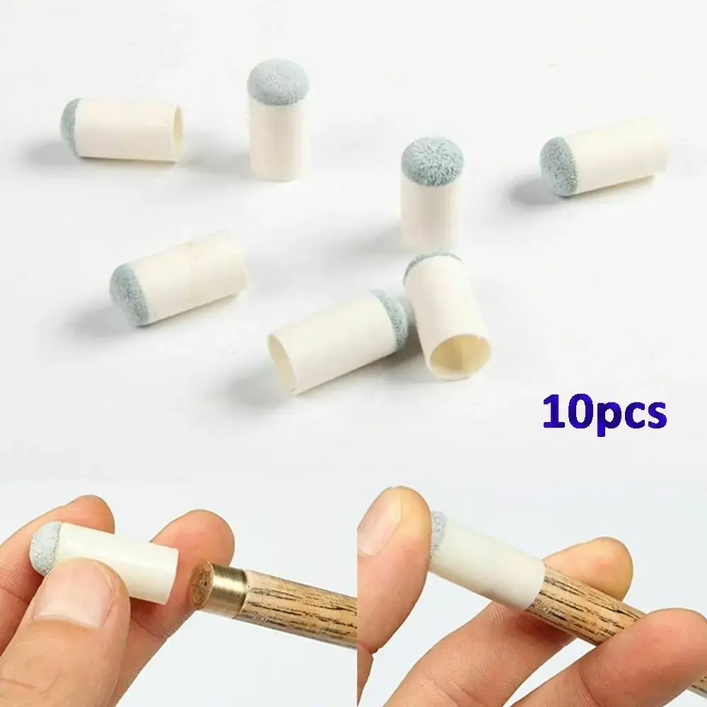 10Pcs/pack Slip-on Billiards Cue Tips Replacement Cover Snooker Accessories Tip Protector 9/10/11/12/13mm Plastic Pool Cue Stick 
10Pcs/pack Slip-on Billiards Cue Tips Replacement Cover Snooker Accessories Tip Protector 9/10/11/12/13mm Plastic Pool Cue Stick