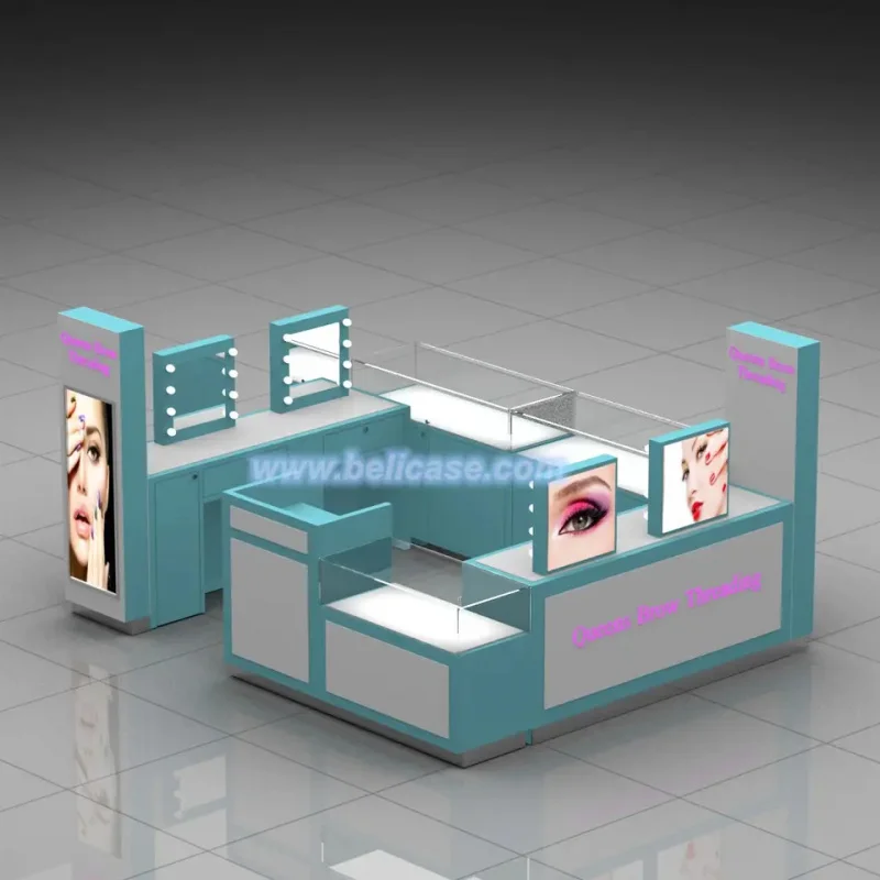 Customized. shopping mall new design eyebrow bar with LED light fashionable eyebrow threading kiosk sale
Customized. shopping mall new design eyebrow bar with LED light fashionable eyebrow threading kiosk sale