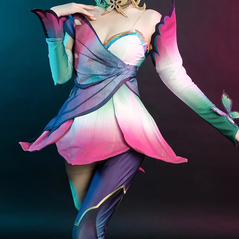 Game LOL The Spirit Blossom Seraphine Cosplay Flower Fairy Messenger Sexy Petal Dress Women Costume Full Set H
Game LOL The Spirit Blossom Seraphine Cosplay Flower Fairy Messenger Sexy Petal Dress Women Costume Full Set H