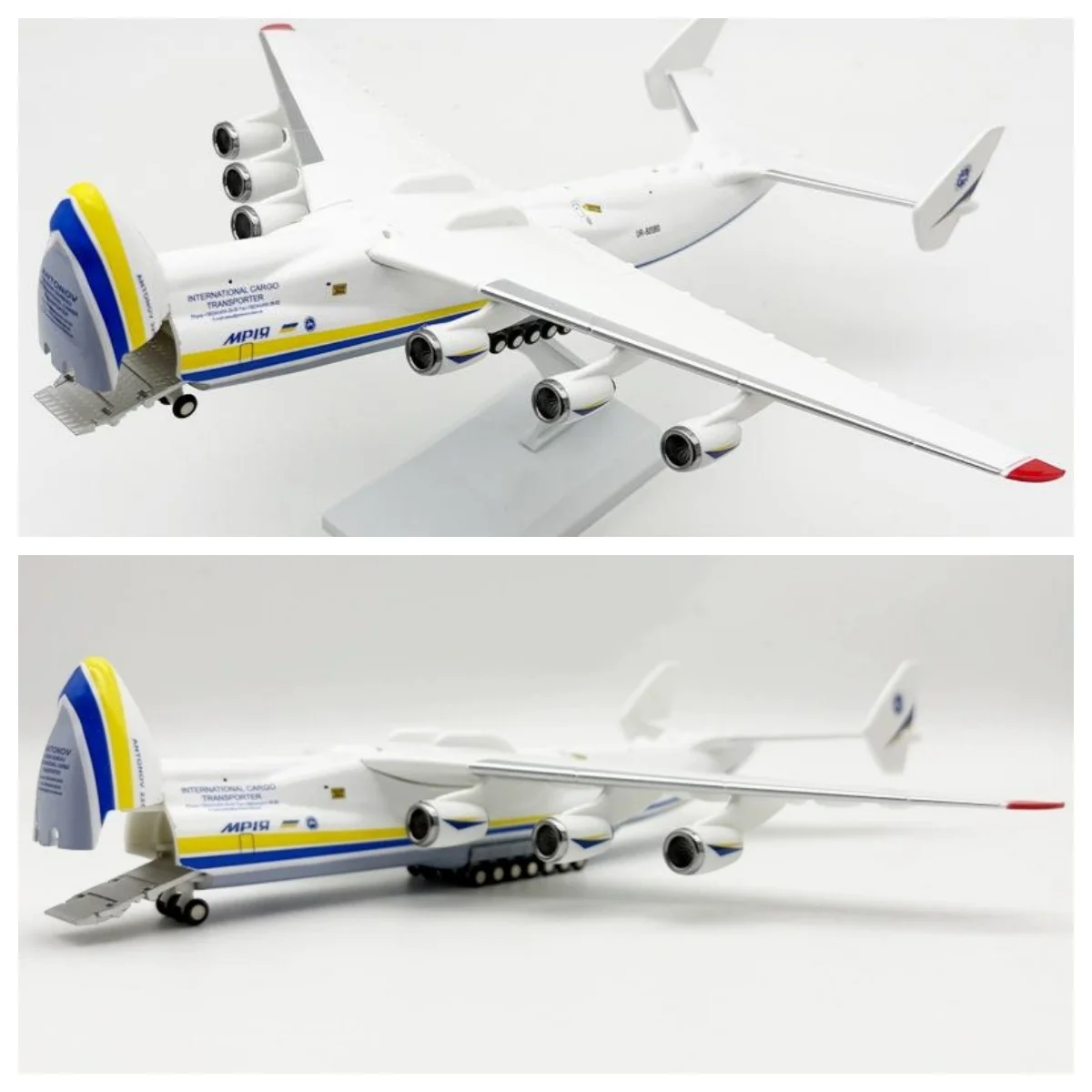 30CM Ukraine Antonov AN225 Openable Cargo Door Airplane Model Aircraft Plane With Landing Gear Airplane Aviation Miniature Plane
30CM Ukraine Antonov AN225 Openable Cargo Door Airplane Model Aircraft Plane With Landing Gear Airplane Aviation Miniature Plane