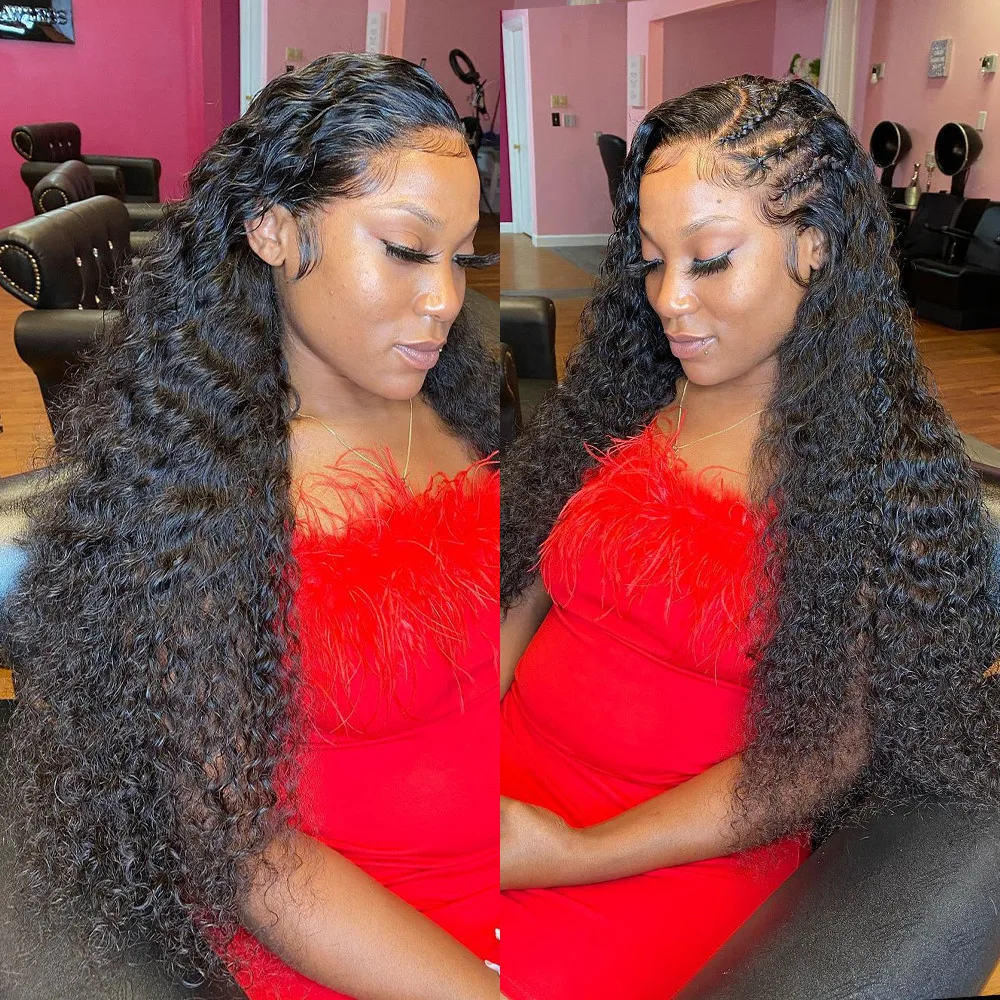 200 Density Transparent HD Human Hair Wig 30 40 Inch Deep Wave 4x4 13x4 Curly Lace Front 13x6 360 Water Wave Lace Frontal Wigs
200 Density Transparent HD Human Hair Wig 30 40 Inch Deep Wave 4x4 13x4 Curly Lace Front 13x6 360 Water Wave Lace Frontal Wigs