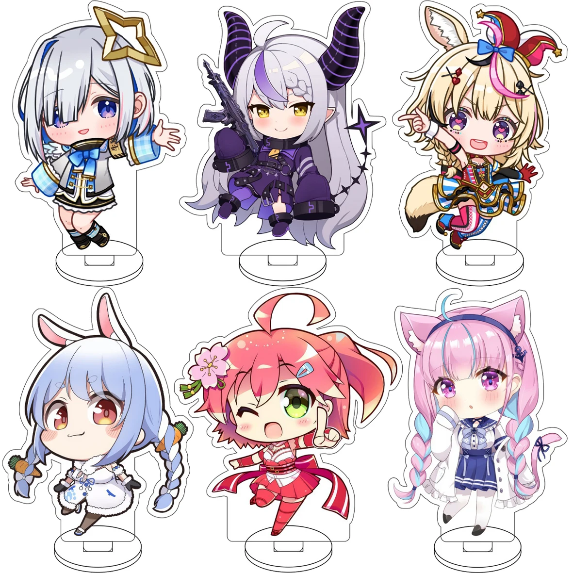 Anime Vtuber Hololive Tokino Sora Hoshimachi Suisei AZKi Minato Aqua Usada Pekora Cos 10CM Acrylic Figure Stand Cute Ornaments
Anime Vtuber Hololive Tokino Sora Hoshimachi Suisei AZKi Minato Aqua Usada Pekora Cos 10CM Acrylic Figure Stand Cute Ornaments