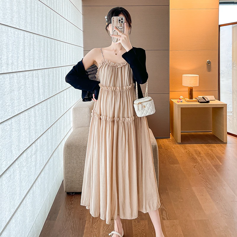 25SS Summer Chic Ins Maternity Wear New Arrival Fashion Sleeveless Dress Slim-Fit Dress Cardigan Two-Piece Set Youth Pregnancy
25SS Summer Chic Ins Maternity Wear New Arrival Fashion Sleeveless Dress Slim-Fit Dress Cardigan Two-Piece Set Youth Pregnancy