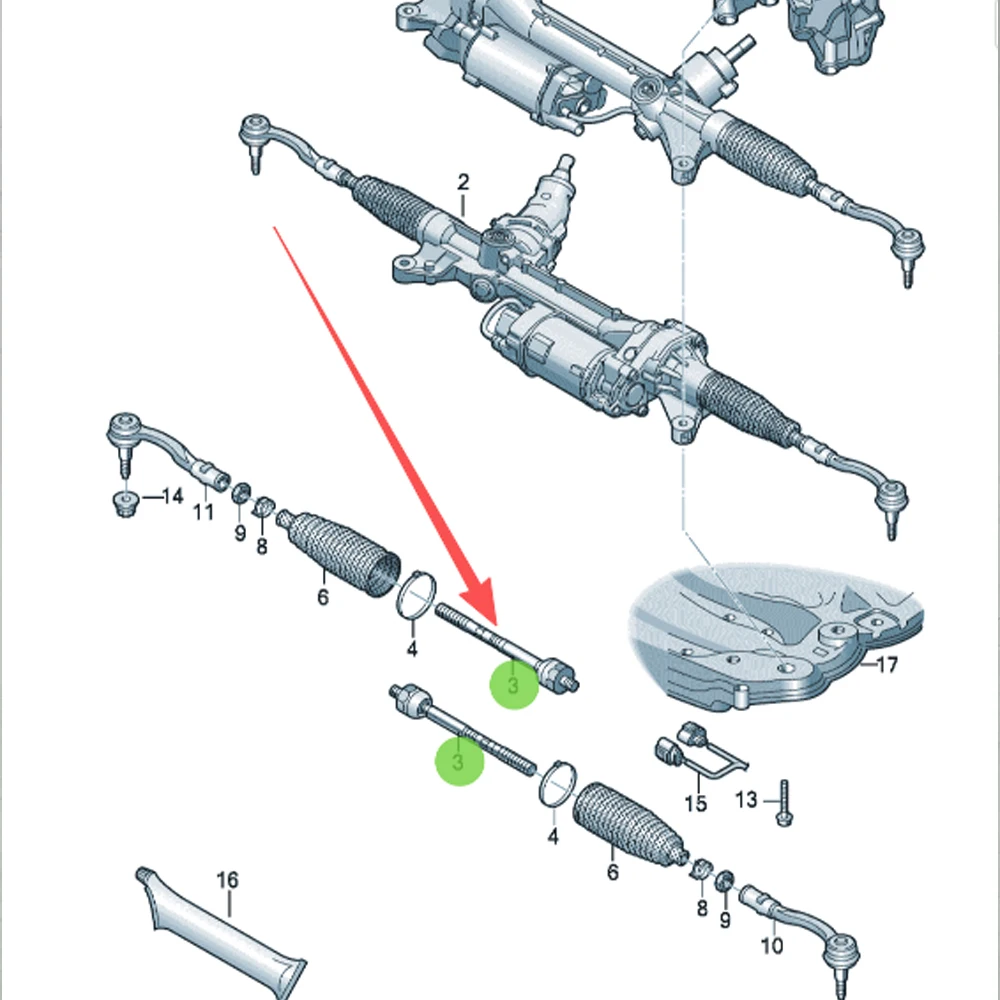 8W0423810 8W0423810A Tie rod For Audi A4L 2017-2022 A4 S4 2016-2022
8W0423810 8W0423810A Tie rod For Audi A4L 2017-2022 A4 S4 2016-2022