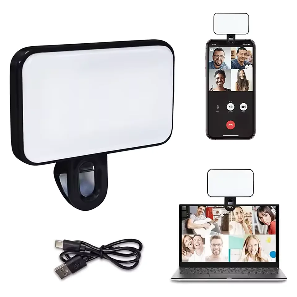 Portable Mini Selfie Fill Light Rechargeable 3 Modes Adjustable Brightness Clip On For Phone Laptop Tablet Meeting Make Up
Portable Mini Selfie Fill Light Rechargeable 3 Modes Adjustable Brightness Clip On For Phone Laptop Tablet Meeting Make Up
