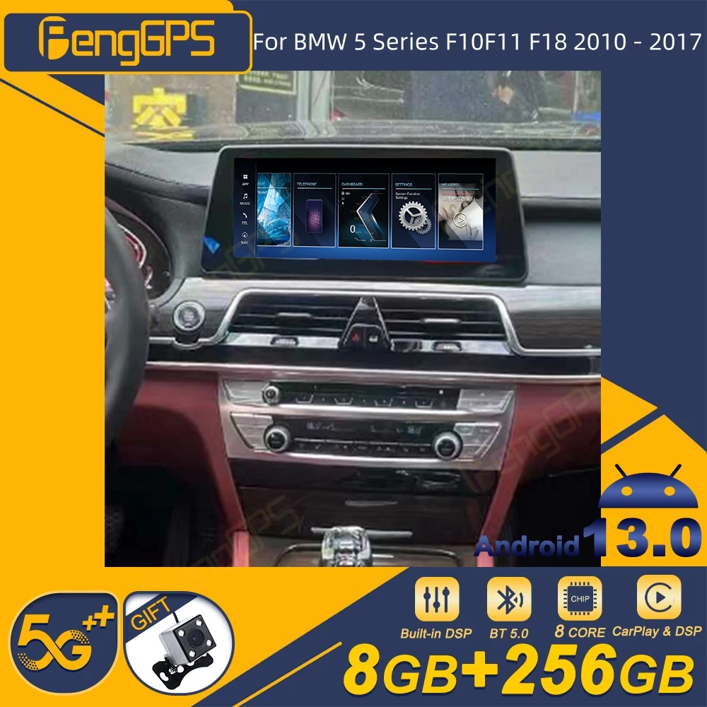 For BMW 5 Series F10 F11 F18 2010 - 2017 Car Radio Wireless Carplay Android Auto Intelligent System Multimedia Player Stereo GPS
For BMW 5 Series F10 F11 F18 2010 - 2017 Car Radio Wireless Carplay Android Auto Intelligent System Multimedia Player Stereo GPS
