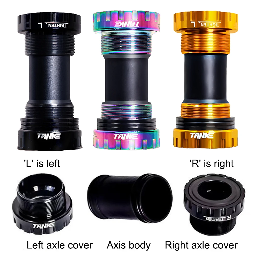 Bicycle Dental Disc AXLE Featuring a Robust Aluminium Design Tailored For the Needs of Your For TANKE BB68 Setup
Bicycle Dental Disc AXLE Featuring a Robust Aluminium Design Tailored For the Needs of Your For TANKE BB68 Setup