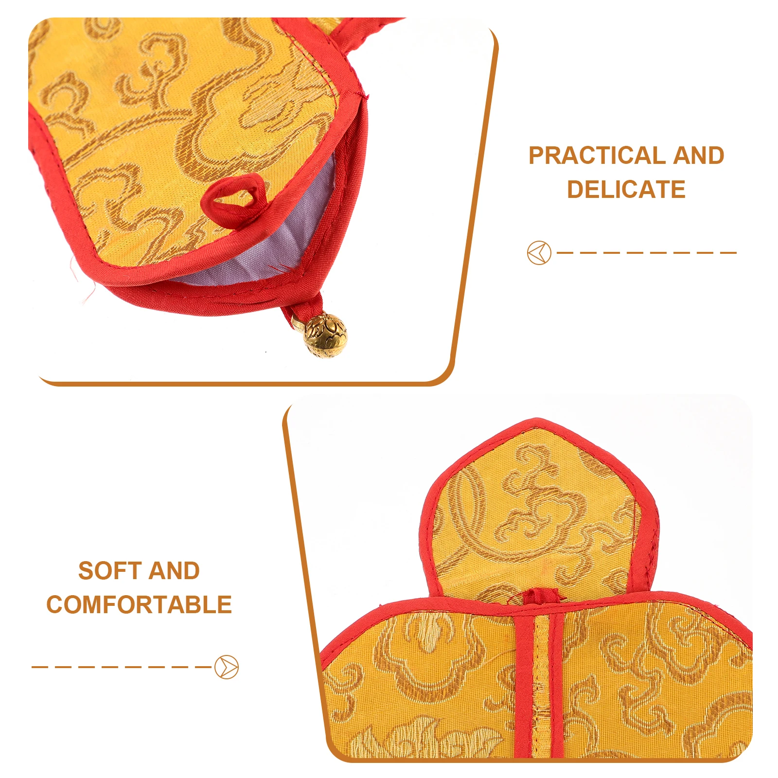 Vajra Bell Storage Bag Thickened Instrument Protective Case for Fits Perfectly Percussion Instruments Small Size
Vajra Bell Storage Bag Thickened Instrument Protective Case for Fits Perfectly Percussion Instruments Small Size