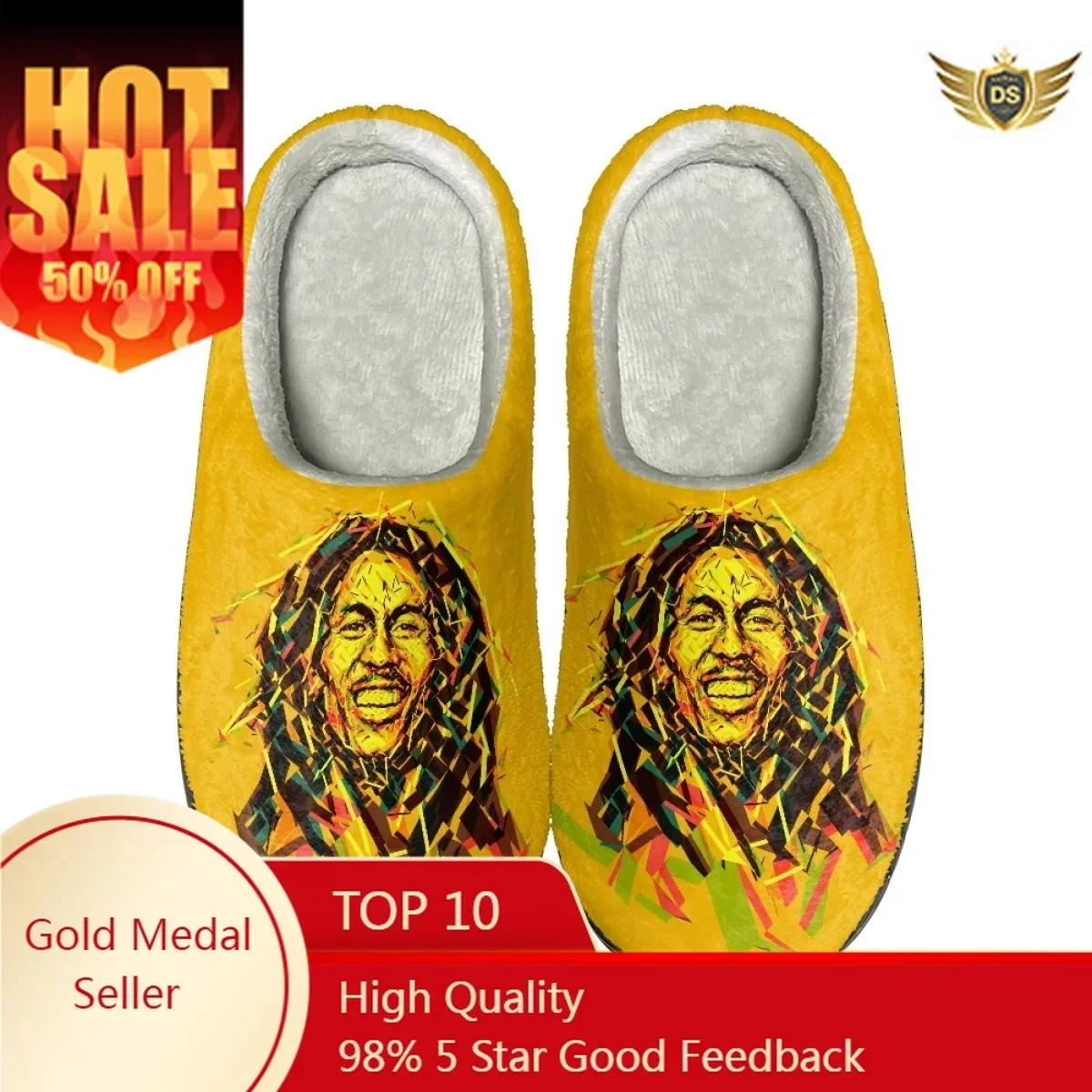 Bob Marley Reggae Music Winter Warm Cotton Slippers for Men Wear-Resistant Non-Slip Indoor Slides Couple Classic Comfy Footwear
Bob Marley Reggae Music Winter Warm Cotton Slippers for Men Wear-Resistant Non-Slip Indoor Slides Couple Classic Comfy Footwear