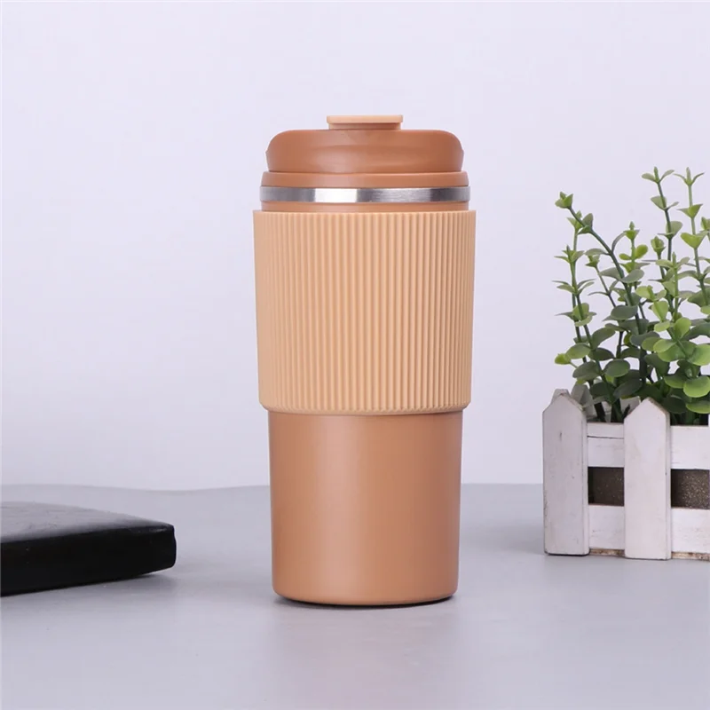 FIN-oCoffee Cup Double Wall Heat Resistant Silicone Grip Travel Mug, Eco-Friendly Portable Cups with Leakproof Lid
FIN-oCoffee Cup Double Wall Heat Resistant Silicone Grip Travel Mug, Eco-Friendly Portable Cups with Leakproof Lid