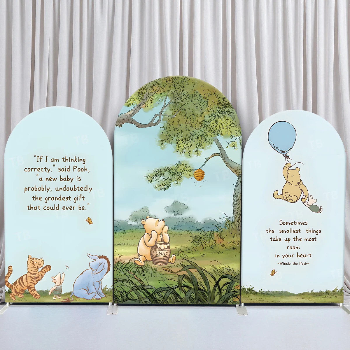 TB Winnie The Pooh Arch Backdrop Cover Forest Theme Baby Shower Kids Birthday Party Decor Photo Background Props Elastic Fabric
TB Winnie The Pooh Arch Backdrop Cover Forest Theme Baby Shower Kids Birthday Party Decor Photo Background Props Elastic Fabric