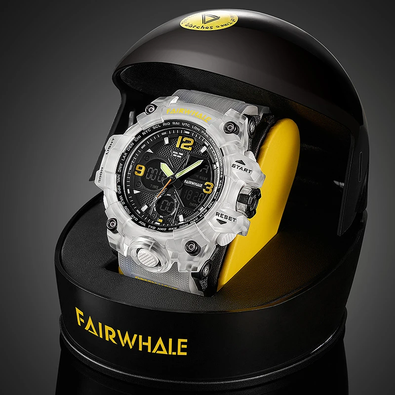 Mark Fairwhale men's multifunctional business quartz watch, sporty and casual wristwatch, a must-have for travel and parties
Mark Fairwhale men's multifunctional business quartz watch, sporty and casual wristwatch, a must-have for travel and parties