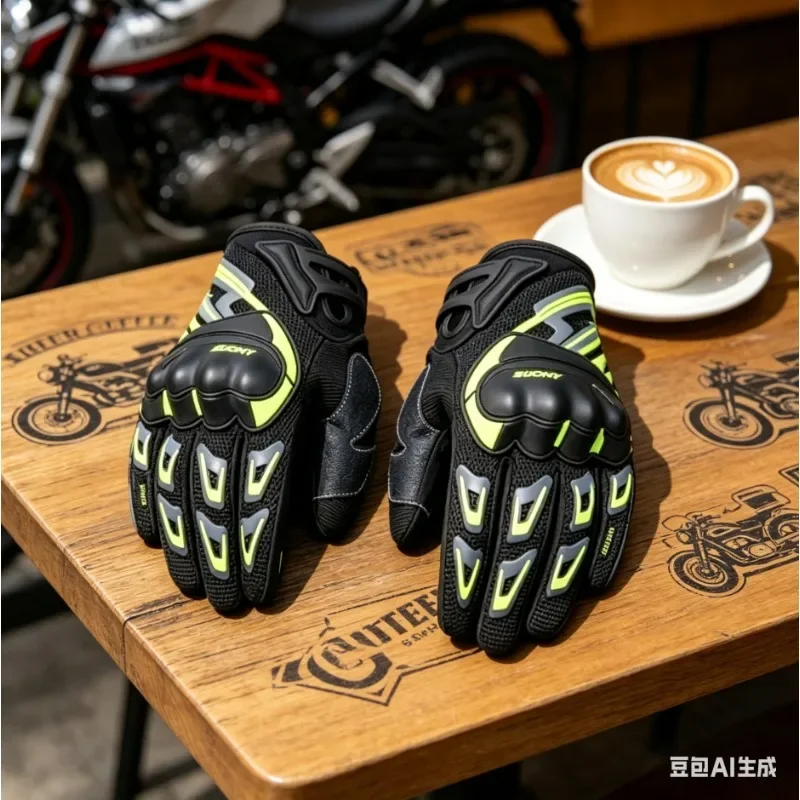 Suomy Touch Screen Motorbike Gloves Summer Air Mesh Moto Rider Road Bike Riding Accessory Men Women Pink
Suomy Touch Screen Motorbike Gloves Summer Air Mesh Moto Rider Road Bike Riding Accessory Men Women Pink