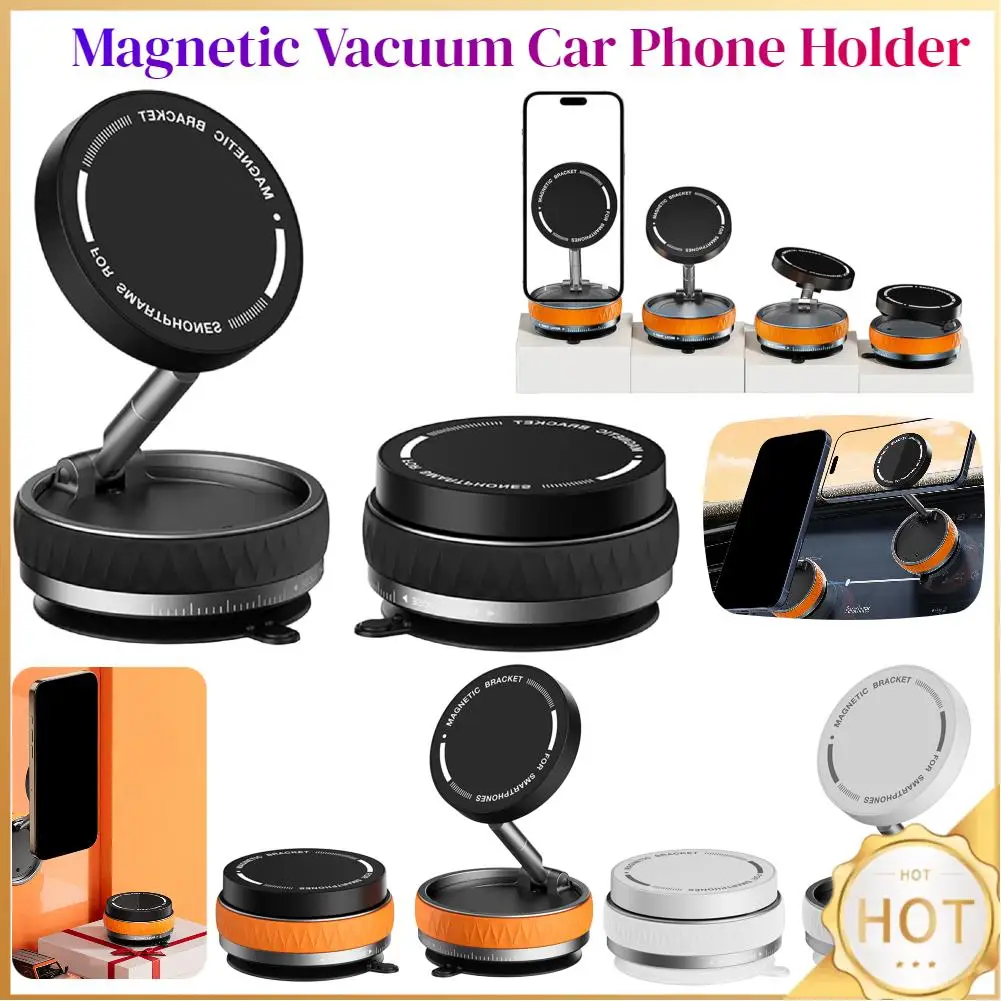 For Magsafe Magnetic Adsorption Vacuum Car Phone Holder 360° Rotatable Folding Suction Cup Navigation Stand Bracket Phone Holder
For Magsafe Magnetic Adsorption Vacuum Car Phone Holder 360° Rotatable Folding Suction Cup Navigation Stand Bracket Phone Holder