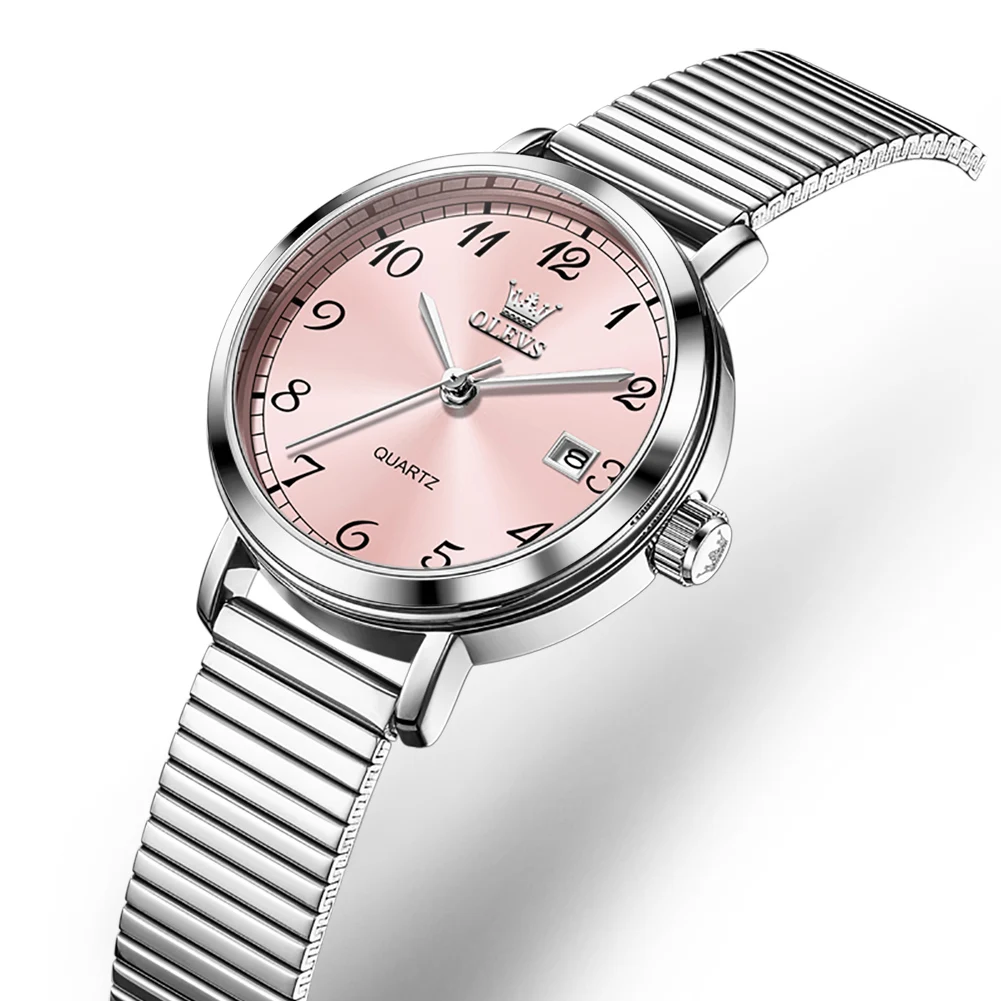 OLEVS Watches for Woman Wristwatch Pink Oval Small Watch Gifts Stainless Steel Strap Luxury Elegant Waterproof Quartz Watches
OLEVS Watches for Woman Wristwatch Pink Oval Small Watch Gifts Stainless Steel Strap Luxury Elegant Waterproof Quartz Watches