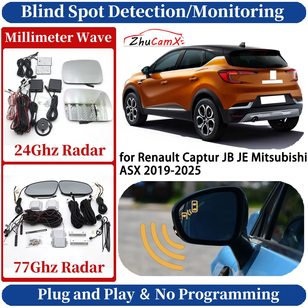 Blind Spot Monitoring/Detection System for Renault Captur JB JE Mitsubishi ASX 2019-2025 Night Driving Side Lane Change Assist
Blind Spot Monitoring/Detection System for Renault Captur JB JE Mitsubishi ASX 2019-2025 Night Driving Side Lane Change Assist