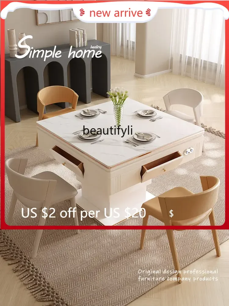 G1218 Electric Lifting Mahjong Machine Automatic Household Coffee Table Light Luxury Mahjong Table Dining Table Dual-Use
G1218 Electric Lifting Mahjong Machine Automatic Household Coffee Table Light Luxury Mahjong Table Dining Table Dual-Use