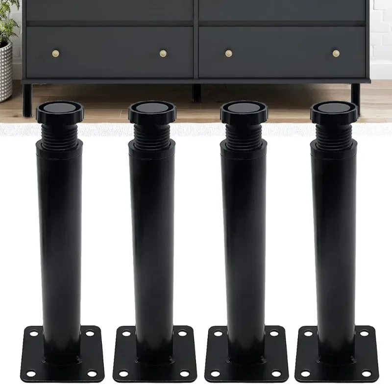 Black Adjustable Furniture Legs, Metal Sofa Feet with Mounting Screws, Heavy Duty Replacement Legs for Shelves Cabinet
Black Adjustable Furniture Legs, Metal Sofa Feet with Mounting Screws, Heavy Duty Replacement Legs for Shelves Cabinet