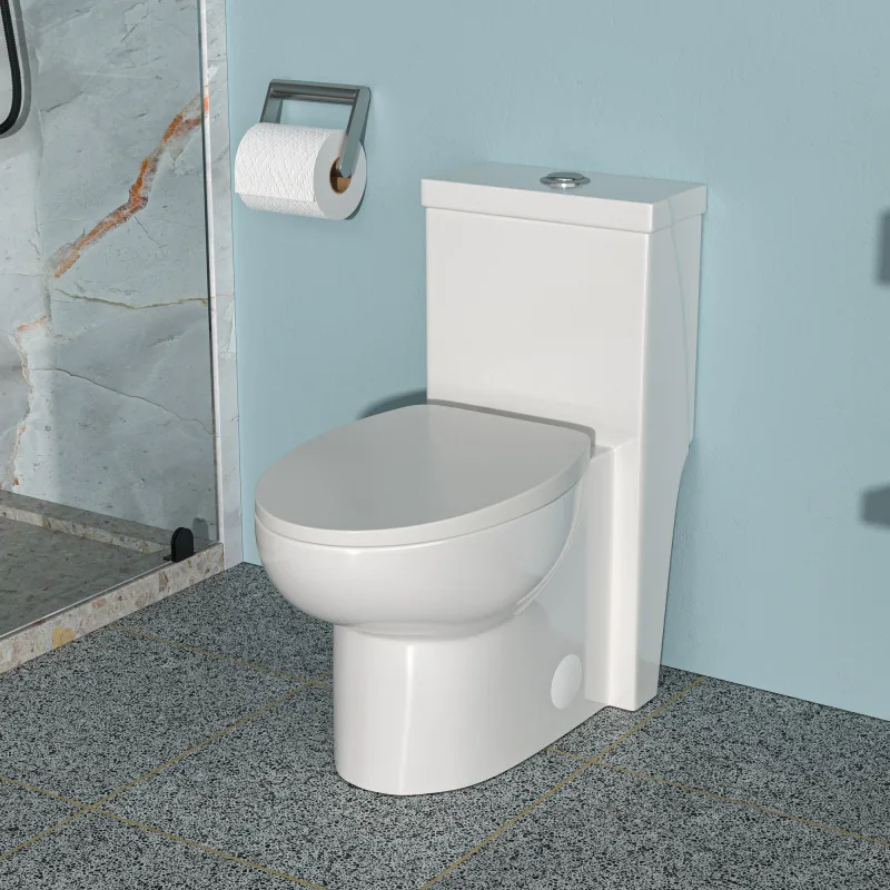 Alixeperss Store Ceramic One Piece Toilet,Dual Flush with Soft Clsoing Seat
Alixeperss Store Ceramic One Piece Toilet,Dual Flush with Soft Clsoing Seat