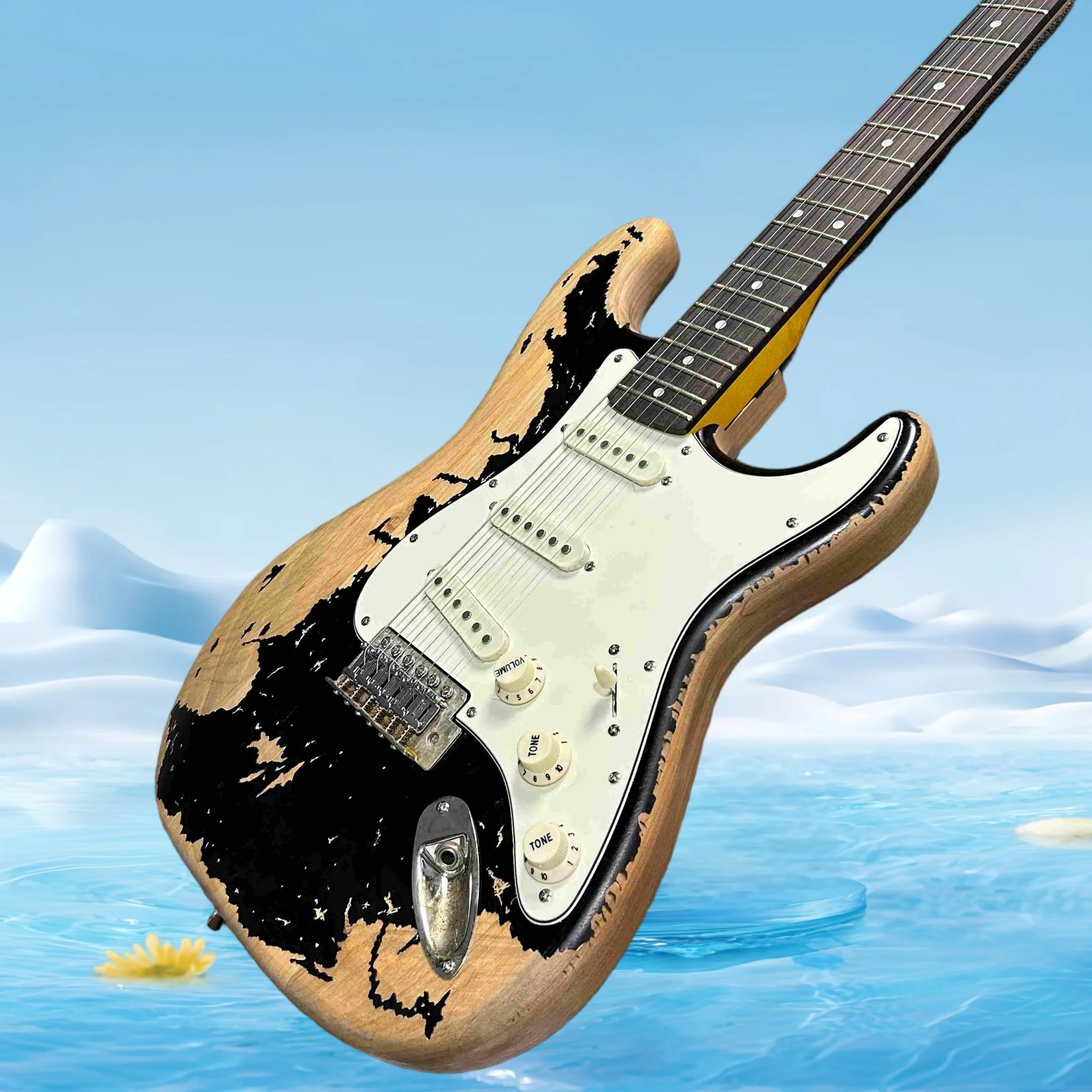 Guitar Brown High Quality 6 String Alderwood Body Rosewood Neck Classic Durable 22 Tone,high quality
Guitar Brown High Quality 6 String Alderwood Body Rosewood Neck Classic Durable 22 Tone,high quality