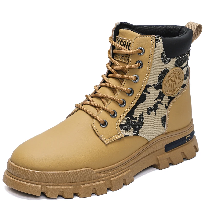 Men's high-top casual sports shoes are breathable, anti-slip, comfortable and fashionable. Men's short boots are large size
Men's high-top casual sports shoes are breathable, anti-slip, comfortable and fashionable. Men's short boots are large size