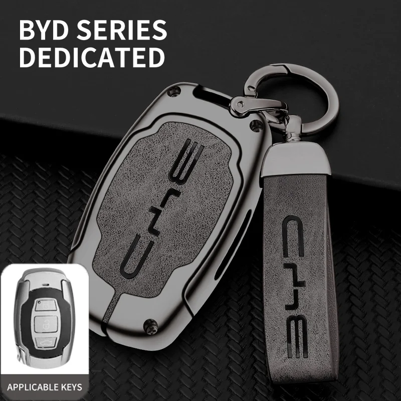 Metal+Leather Car Key Case Cover Holder Protector Shell For BYD Song Plus Atto 3 Han EV Tang DM Qin Seal Dolphin Car Accessories
Metal+Leather Car Key Case Cover Holder Protector Shell For BYD Song Plus Atto 3 Han EV Tang DM Qin Seal Dolphin Car Accessories