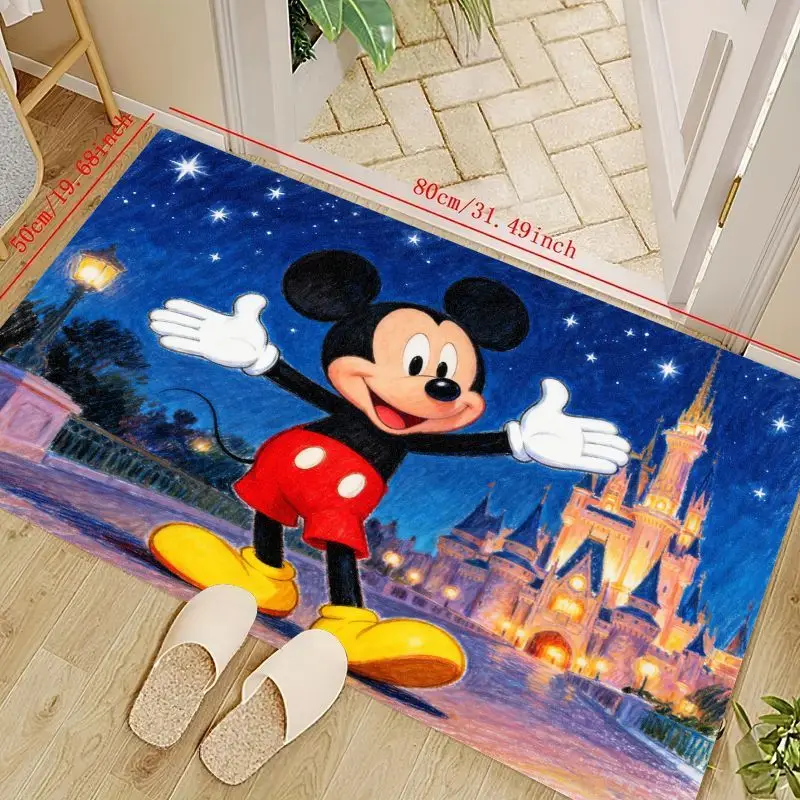 1 шт. Disney Микки Маус и волшебный замок Звездная ночь напольный коврик, мягкий нескользящий коврик для детской комнаты, спальни, гостиной, дома D
1 шт. Disney Микки Маус и волшебный замок Звездная ночь напольный коврик, мягкий нескользящий коврик для детской комнаты, спальни, гостиной, дома D