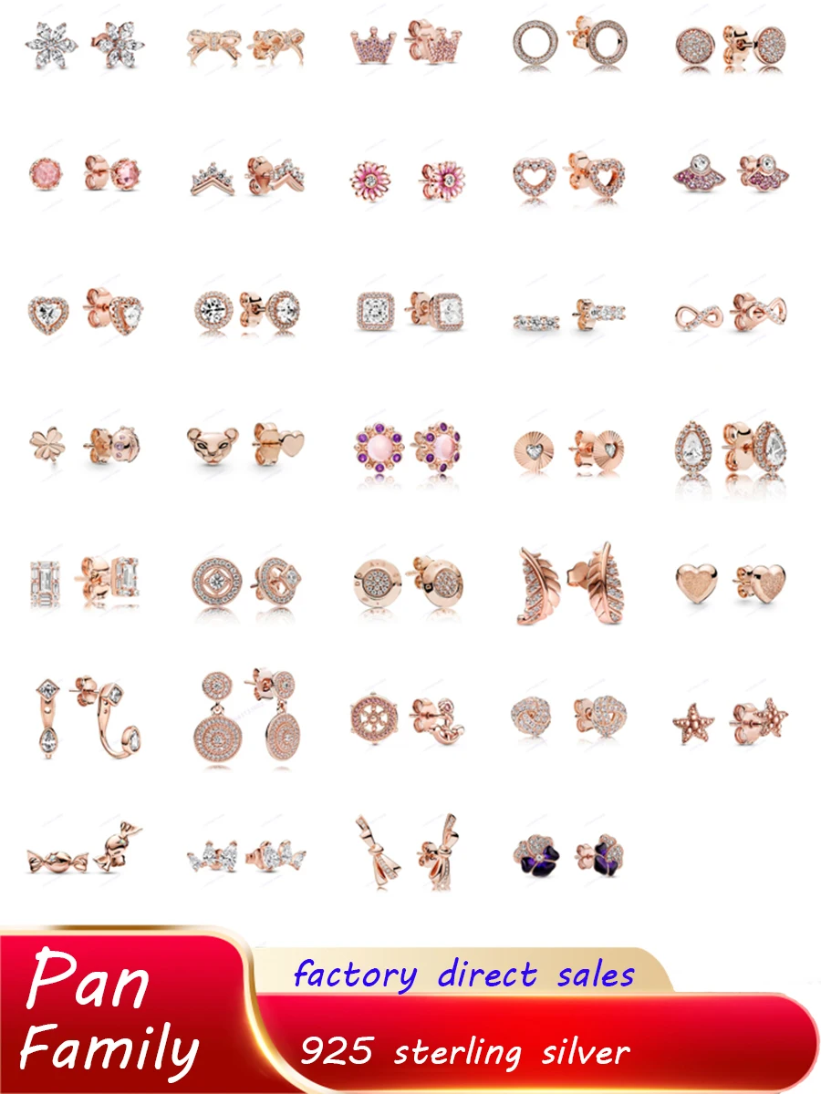 New Original Design Earrings Rose Gold Heart Earrings Suitable for Pan Family Fashion Accessories Girls Gift
New Original Design Earrings Rose Gold Heart Earrings Suitable for Pan Family Fashion Accessories Girls Gift