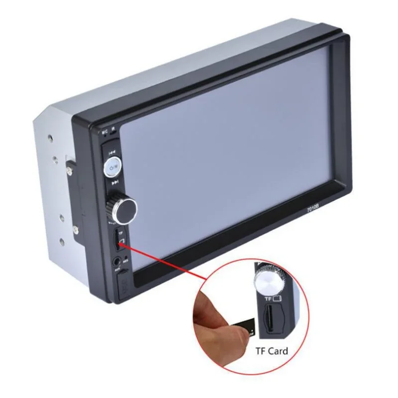 7 Inch Car Auto Radio 1080P Full Touch Screen Car Multimedia Player Supports USB MP5 Stereo Radio System for Car Parking
7 Inch Car Auto Radio 1080P Full Touch Screen Car Multimedia Player Supports USB MP5 Stereo Radio System for Car Parking