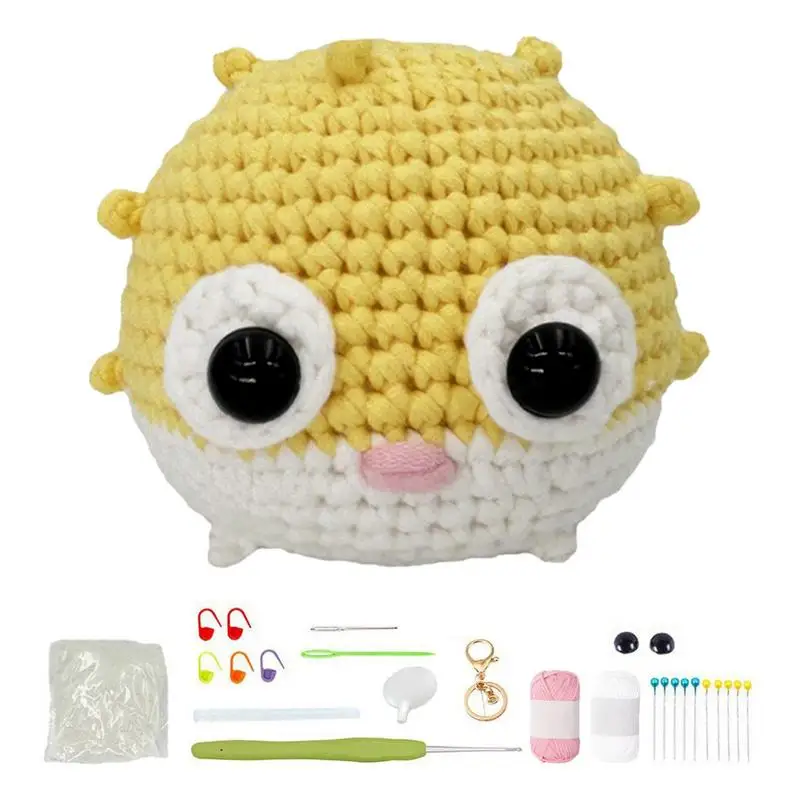 Complete Crochet Set Handmade Crochet Starter Pack Beginner Tools Portable Crochet Animal Starter Kit With Simple Crochet Tool
Complete Crochet Set Handmade Crochet Starter Pack Beginner Tools Portable Crochet Animal Starter Kit With Simple Crochet Tool