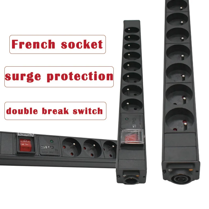 Французская розетка PDU, электрическая полоса, авиационная вилка 2-9AC SAC3MPX SAC3FPX, входная выходная розетка с двойным выключателем, беспроводной
Французская розетка PDU, электрическая полоса, авиационная вилка 2-9AC SAC3MPX SAC3FPX, входная выходная розетка с двойным выключателем, беспроводной