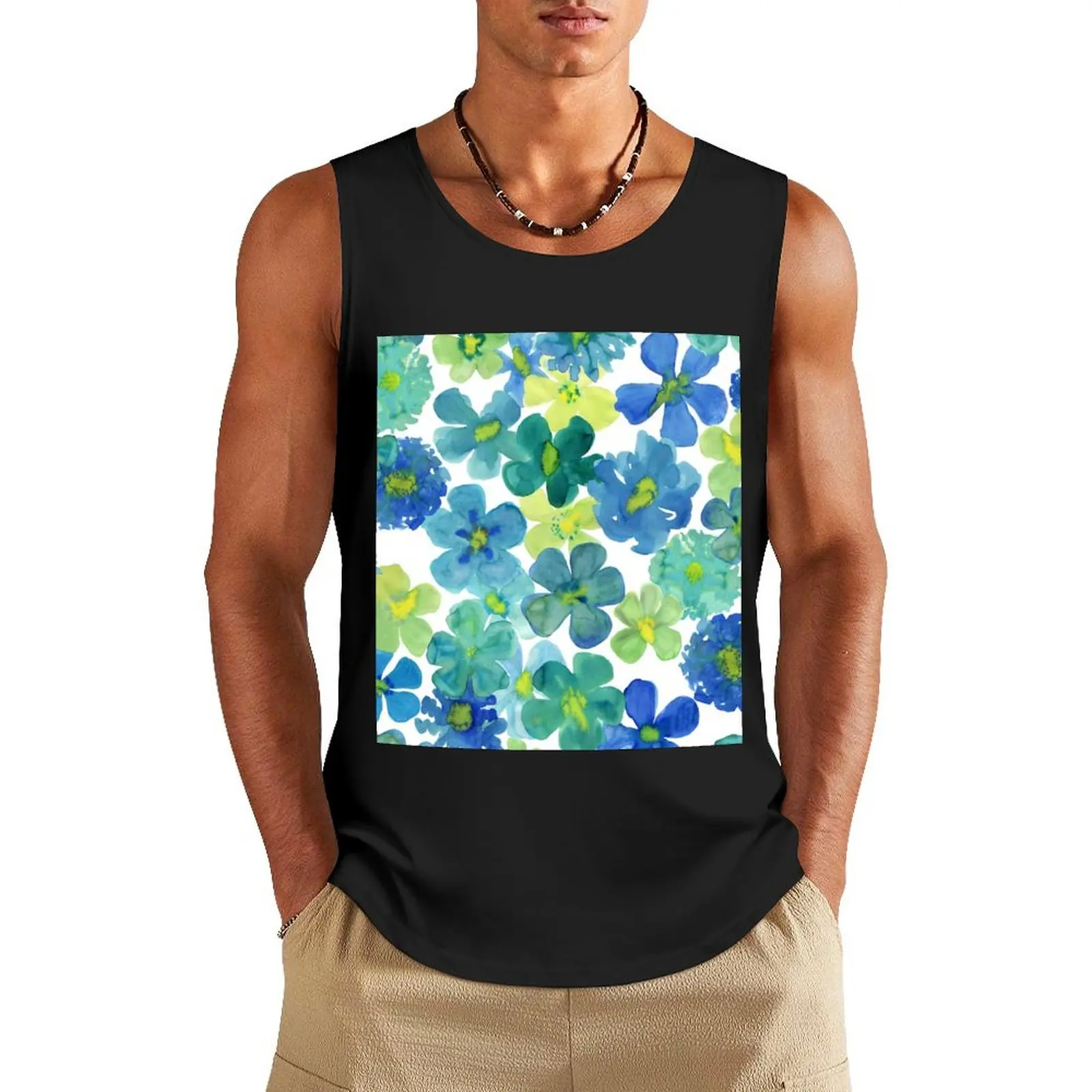 Big Blooms in Watercolor Tank Top anime top sleeveless t-shirts for men sleeveless vest men anime
Big Blooms in Watercolor Tank Top anime top sleeveless t-shirts for men sleeveless vest men anime