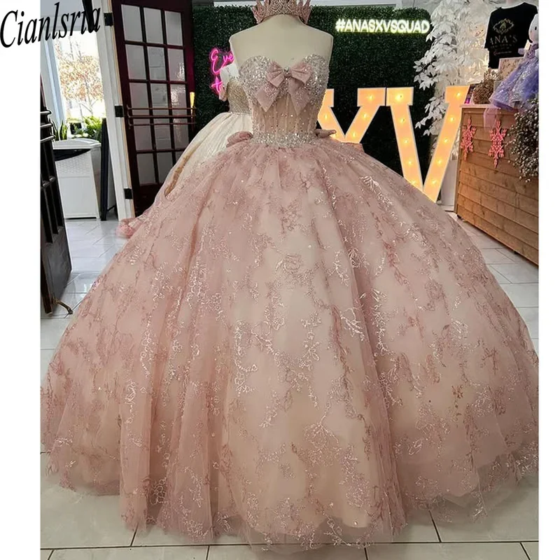 Pink ball gown 15 years quinceanera dress 2025 girls evening dresses vestidos de advertised with big bow
Pink ball gown 15 years quinceanera dress 2025 girls evening dresses vestidos de advertised with big bow