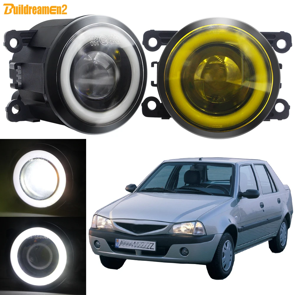 2 Pcs LED Fog Light with Angel Eye DRL 30W Car COB Fog Daytime Running Lamp Assembly H11 For Dacia Solenza Hatchback 2003-2007
2 Pcs LED Fog Light with Angel Eye DRL 30W Car COB Fog Daytime Running Lamp Assembly H11 For Dacia Solenza Hatchback 2003-2007